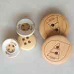 More wooden buttons