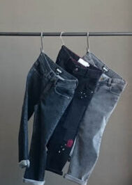 Complete Your collection //DENIM /Black Jeans pants /BOYS _4-14 YRS_sustainable